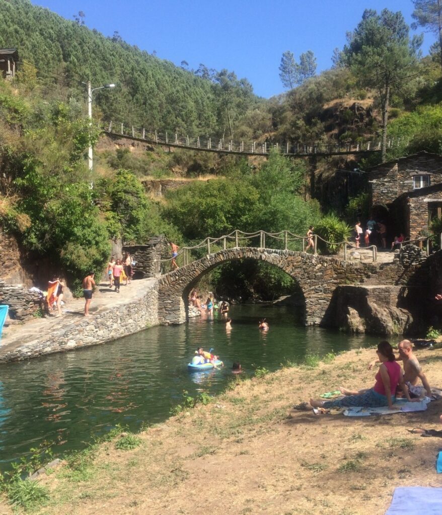 Enquadramento natural da Praia Fluvial da Foz d'Égua